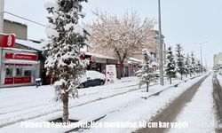 Patnos’ta kar sürprizi: 40 cm kar yağdı