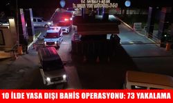 Batman merkezli 10 ilde düzenlenen yasa dışı bahis operasyonunda 73 şüpheli yakalandı