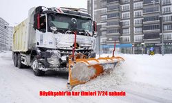 Büyükşehir Belediyesi’nden Kesintisiz Kar Mesaisi