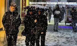Meteoroloji 12. Bölge uyardı: Buzlanma, don ve çığ geliyor