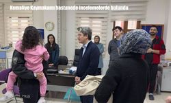 Kemaliye Kaymakamı hastanede incelemelerde bulundu