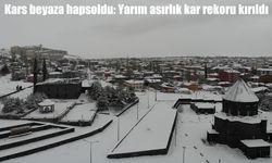 Doğu Anadolu’da masalsı kış: Kars’ta sokaklar ve köy yolları karla kaplandı