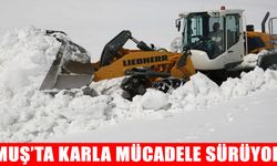 Muş’ta 57 köy yolu ulaşıma kapalı