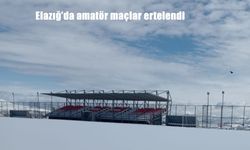 Elazığ’da amatör maçlar ertelendi