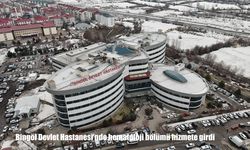 Bingöl Devlet Hastanesi'nde hematoloji bölümü hizmete girdi