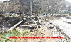 Manisa’da yağış felakete dönüştü: Köprü yıkıldı, nehir taştı, yollar kapandı