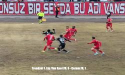 Van Spor sahasında coştu, Çorum FK’yı 3-1 yendi