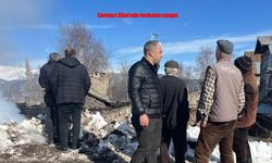 Çamyazı Köyü’nde ev yangını paniği