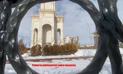 Patnos beyaza büründü: kar yağışı kartpostallık görüntüler oluşturdu