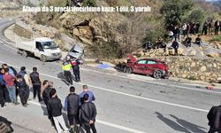 Alanya’da 3 araçlı zincirleme kaza: 1 ölü, 3 yaralı