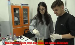 Öğrencilerden örnek proje: Atık yağlar sıvı sabuna dönüşüyor