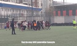 Vangücü–Siverek maçı sonrası saha karıştı