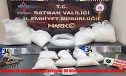 Batman’da uyuşturucu operasyonu: 50 kilo metamfetamin ele geçirildi