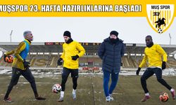 Muşspor’da Menemen FK mesaisi başladı