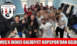 Bulanık Kopspor deplasmandan galibiyetle döndü: 2-1