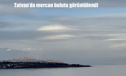 Tatvan’da görsel şölen: Mercan bulutu görüntülendi