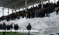 Bitlis Spor 1916 evinde puan kaybetti