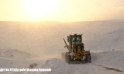 Ağrı’da 41 köy yolu ulaşıma kapandı: 91 iş makinesi, 115 personel sahada