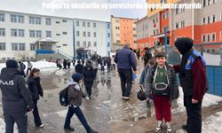 Patnos’ta okul çevreleri ve servislere sıkı denetim