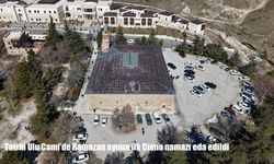 Elazığ’da Ramazan’ın İlk Cuma Namazı Ulu Cami’de Kılındı