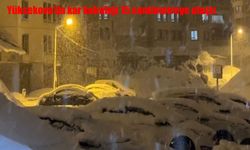 Yüksekova'da kar kalınlığı 15 santimetreye ulaştı