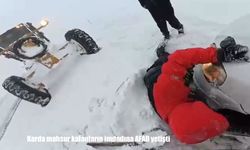 Ardahan’da 6 araç karda mahsur kaldı: AFAD yetişti