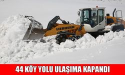 Muş’ta 44 köy yolu ulaşıma kapandı