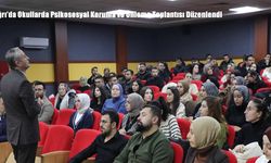 Ağrı’da Okullarda Psikososyal Koruma ve Önleme Toplantısı Düzenlendi