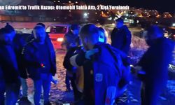 Van Edremit’te Trafik Kazası: Otomobil Takla Attı, 2 Kişi Yaralandı