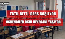 Muş’ta tatil bitti, ders zili çalıyor: Öğrenciler okula dönmeye hazır