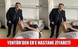 Muş İl Özel İdaresi Genel Sekreteri Yentür’den kanaat önderi Alican Er'e hastane ziyareti