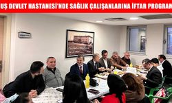 Muş İl Sağlık Müdürü Ömür, sağlık çalışanlarıyla iftar yaptı