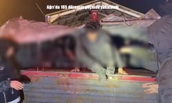 Ağrı'da 165 düzensiz göçmen yakalandı