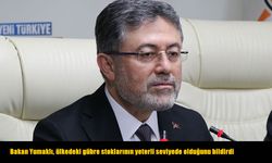 Bakan Yumaklı, ülkedeki gübre stoklarının yeterli seviyede olduğunu bildirdi