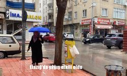 Elazığ’da yağış etkili oldu