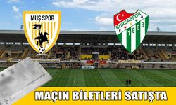 Muşspor-Bursaspor maçının bilet fiyatları belli oldu