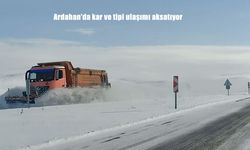 Ardahan'da kar ve tipi ulaşımı aksatıyor