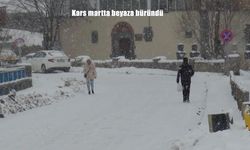 Kars martta beyaza büründü