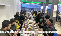Bingöl’de çocuklar ve aileleri için iftar programı düzenlendi