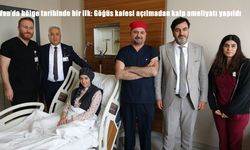 Van'da bölge tarihinde bir ilk: Göğüs kafesi açılmadan kalp ameliyatı yapıldı