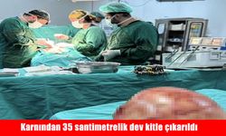 Van’da bir kadının karnından 35 santimetrelik dev kitle çıkarıldı