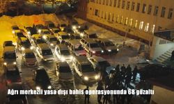 Ağrı merkezli yasa dışı bahis operasyonunda 68 gözaltı