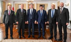 Erzurum ESOB’dan Vali Aydın Baruş’a Hayırlı Olsun Ziyareti