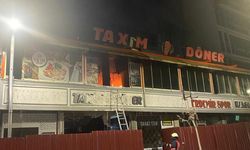 Van’da Dönerci Dükkanında Yangın