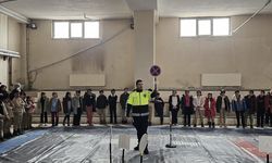 Digor’da Öğrencilere Uygulamalı Trafik Eğitimi Verildi