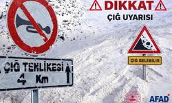 Van’da Çığ Uyarısı