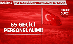 Muş’ta 65 kişiye iş fırsatı