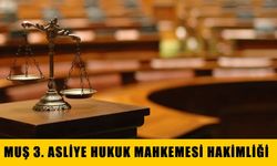 T.C. MUŞ 3. ASLİYE HUKUK MAHKEMESİ'NDEN İLAN