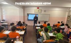 Elazığ'da afet farkındalık eğitimi