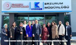 TOBB Erzurum kadın girişimciler kurulu icra toplantısı KOSGEB'te yapıldı